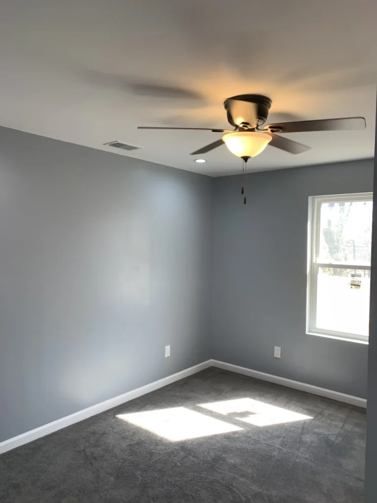 repainted room