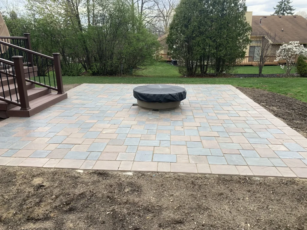 fire pit tiling